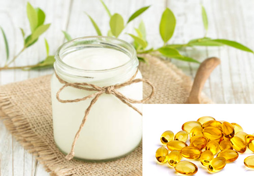 mặt nạ vitamin e và sữa chua